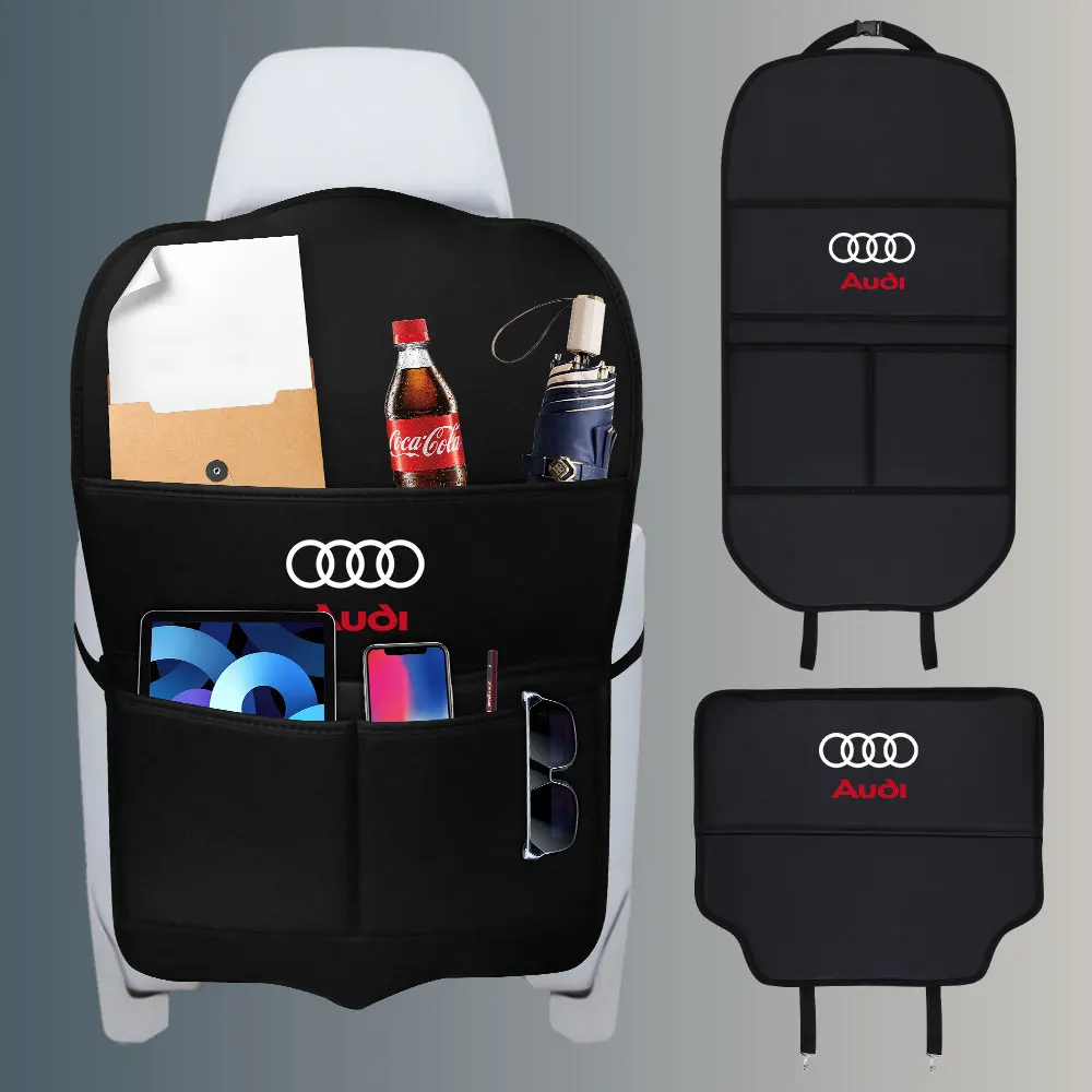 

Автомобильный органайзер, подвесные аксессуары, сумка для хранения на заднем сиденье автомобиля для Audi C7 C6 C5 B5 B6 B7 B8 B9 D3 Q3 Q5 Q7 TT A1 A3 A4 A5 A6 A7