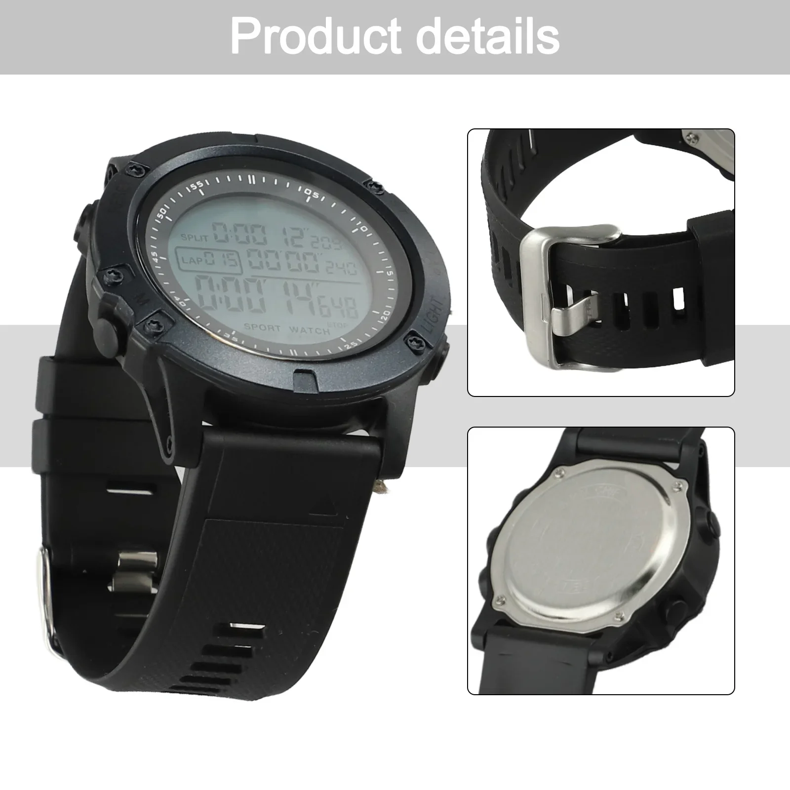 Picture 4: For Fitness For Football Luminous Watch Football Referee Watch For Night Sports Weight 60g Night Use Luminous Portable Design
