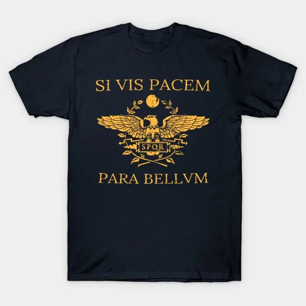 Roman Empire Gold Eagle T Shirt. New 100% Cotton Short Sleeve O-Neck T-shirt Casual Mens Top