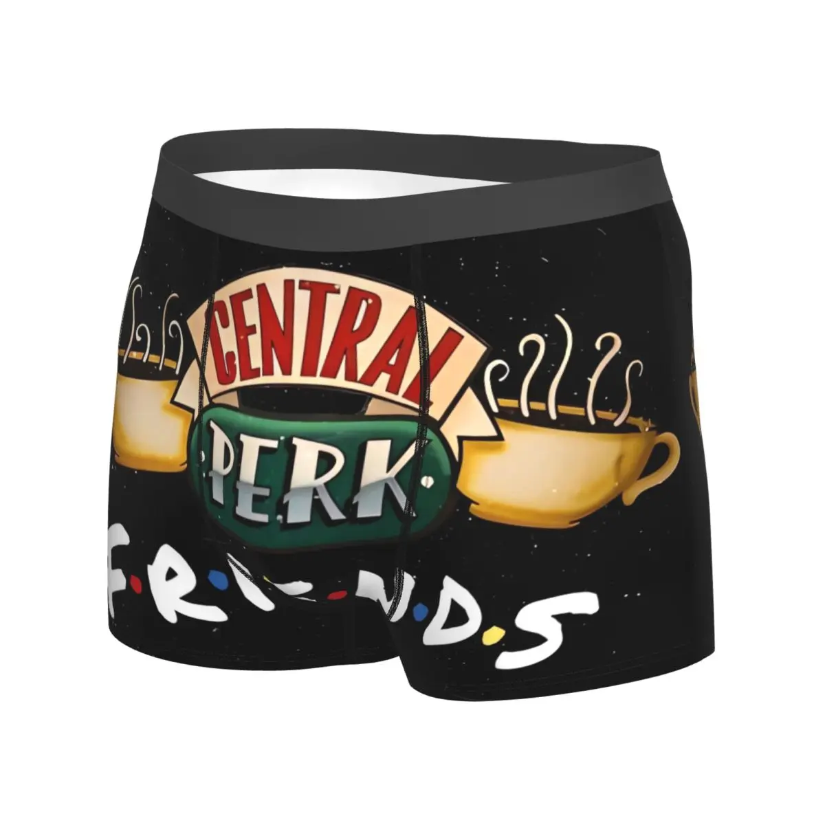 الأصدقاء برنامج تلفزيوني سلسلة الملابس الداخلية الكرتون مركز بيرك الذكور السروال مخصص سراويل بوكسر عالية الجودة الملاكم موجز حجم كبير