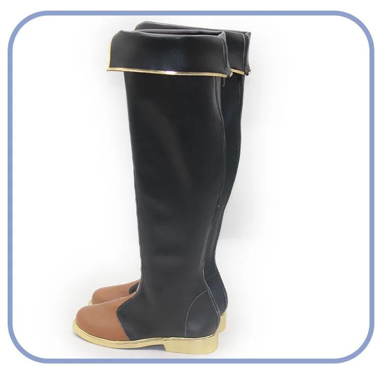 Anime Bangdream Umiri Yahata Cosplay Shoes Timoris Cosplay Props PU Leather Shoes Anime Accessories Halloween Boots Custom Made