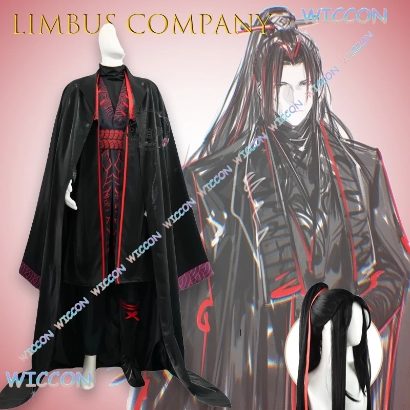 أزياء أنيمي شخصية ليمبوس شركة جيا تشيو التأثيرية أزياء موحدة لحفلة الهالوين فستان أداء الحفلات الموسيقية