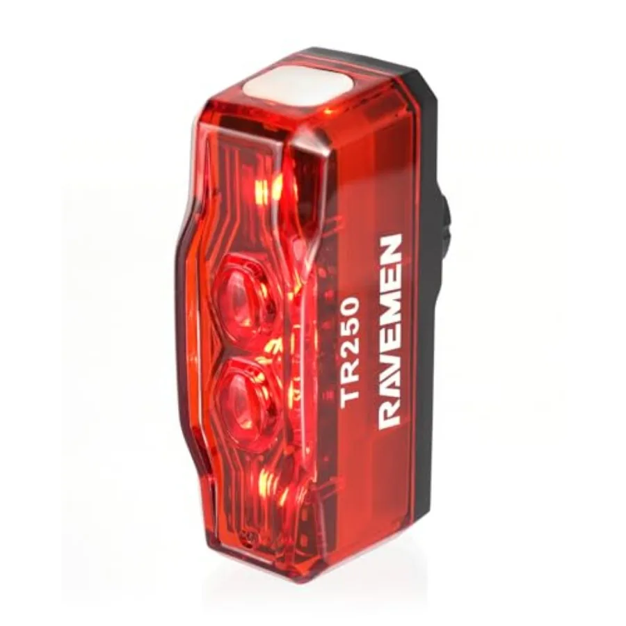 

TR150/TR250 Bike Tail Light, 280° Visible Bike Rear Light with Brake Detection and Auto On Off Feature, 3 Mounting Options