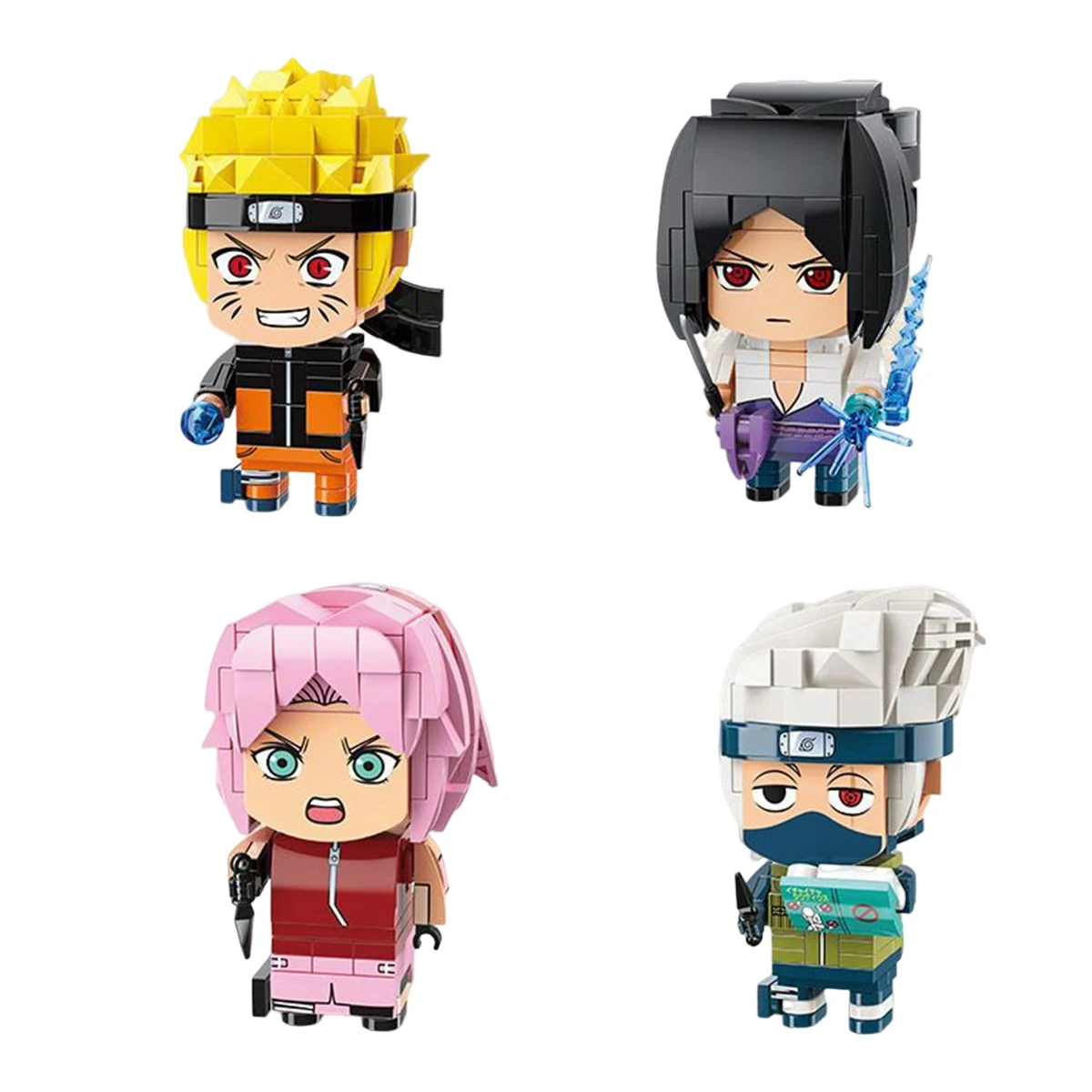 

Naruto Animation Game Peripheral Toys Compatible Small Doll Naruto Sasuke Sakura Kakashi