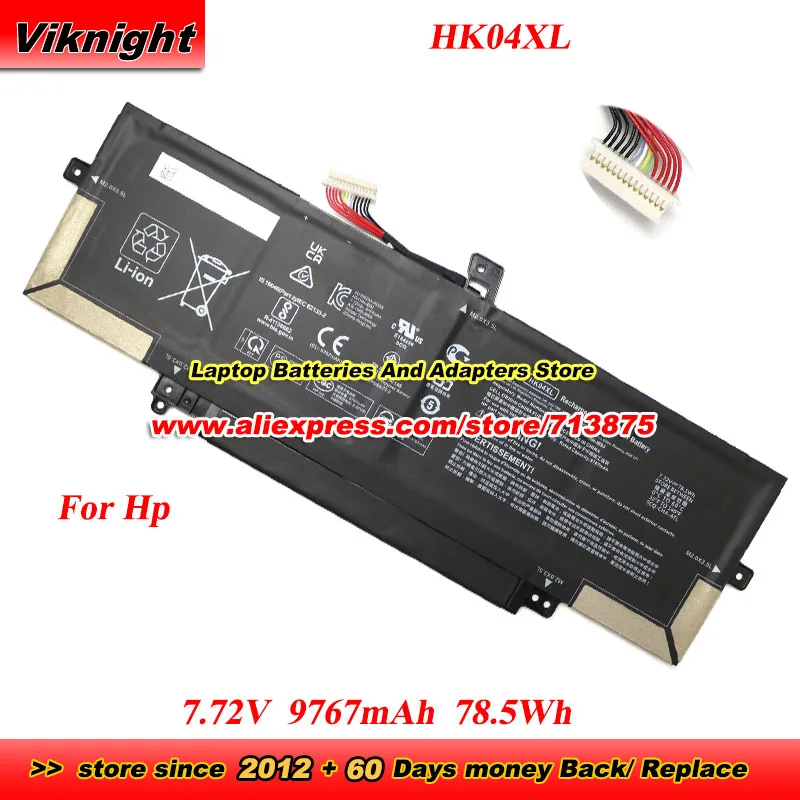 

Новый аккумулятор HK04XL 78 Втч HSTNN-IB9J L83796-171 L84352-005 9757 мАч 7,72 В для Hp EliteBook X360 1040 G7 Series X360 1040 G8 401L5EA