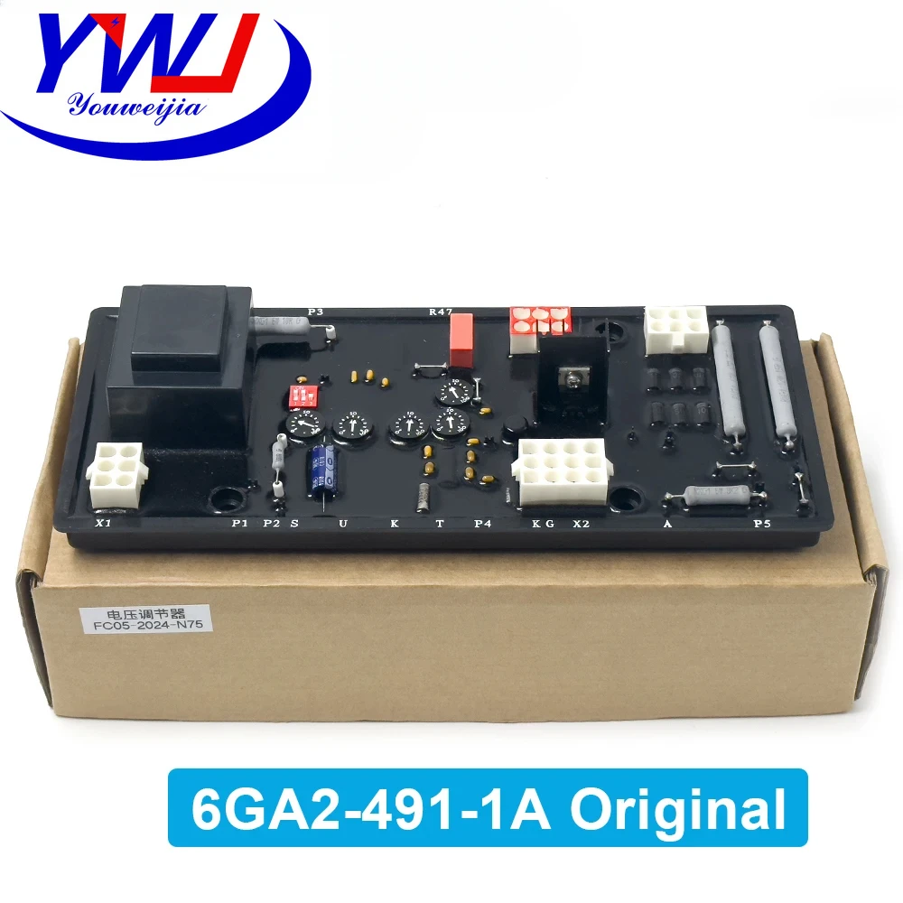 6GA2-491-1A CSSC IFC6 مولد AVR منظم جهد كهربائي أوتوماتيكي استقرار المولد أجزاء منظم الإثارة بدون فرش