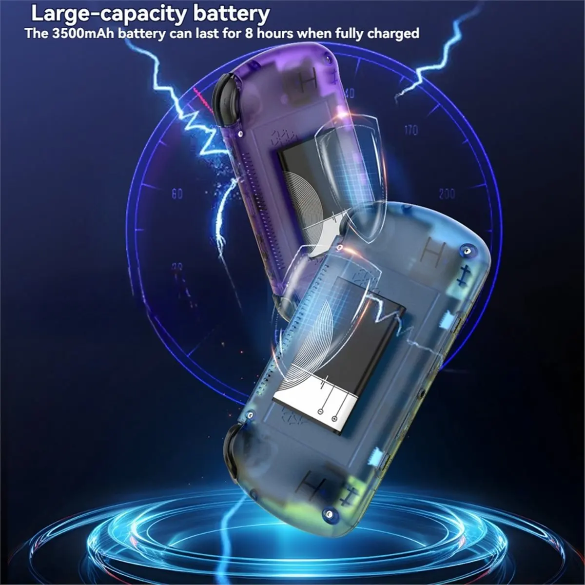 BaoBao- R36H PRO MAX وحدة تحكم ألعاب محمولة ريترو 64 جيجابايت 4.2 بوصة شاشة RK3326 نظام لينكس يدعم 10+ محاكيات WiFi الإصدار A