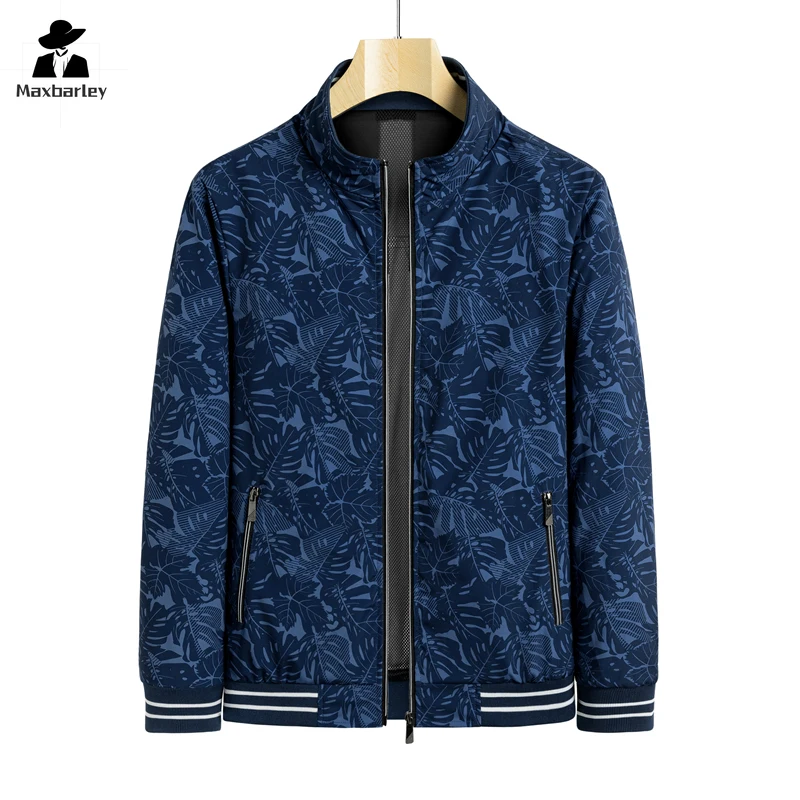 Spring Autumn Camouflage Jackets Men's New Fashion Casual Stand Collar Zipper Windbreaker Coat Male Outdoor Sports Loose Jacket