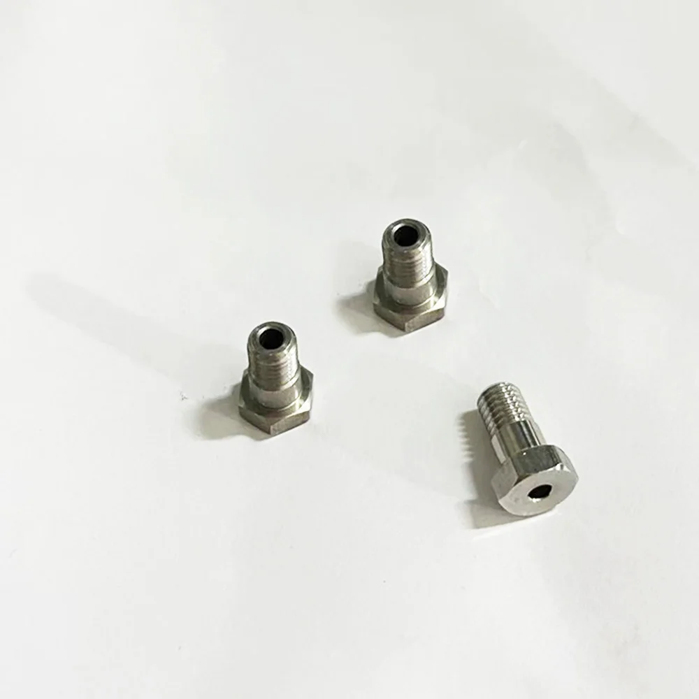 2PCS 004380-1 CNC Waterjet Cutting Head Parts Intensifier Water Jet Cutter Head Retainer Screw Check Valve Inlet Retaining Screw