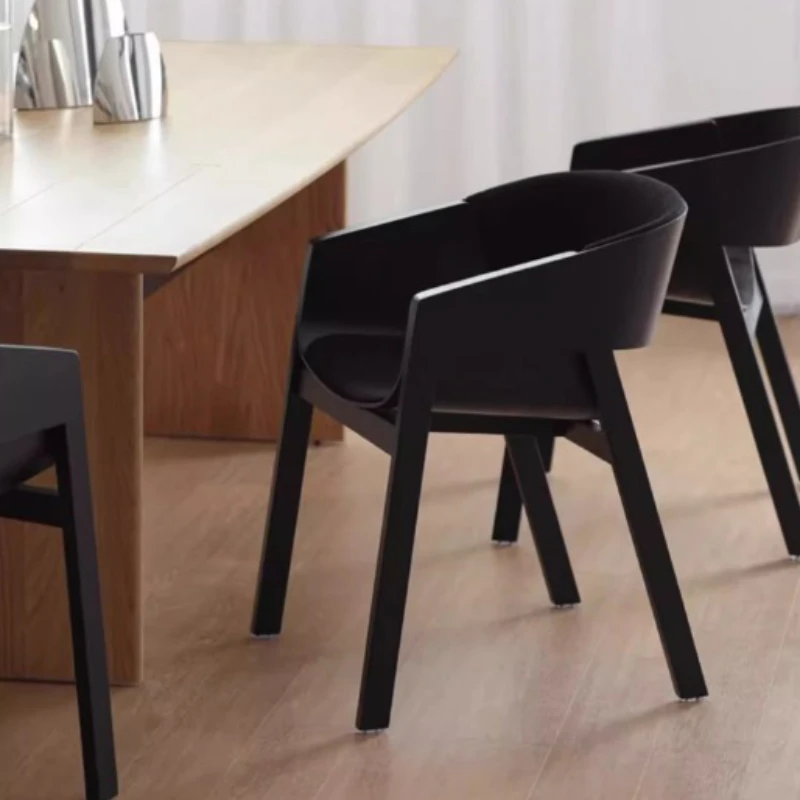 Soft Chair with Backrest Designer Chairs for Dining Table Sofa Living Room Chair Furniture Vanity Stool Chair with Minimalist