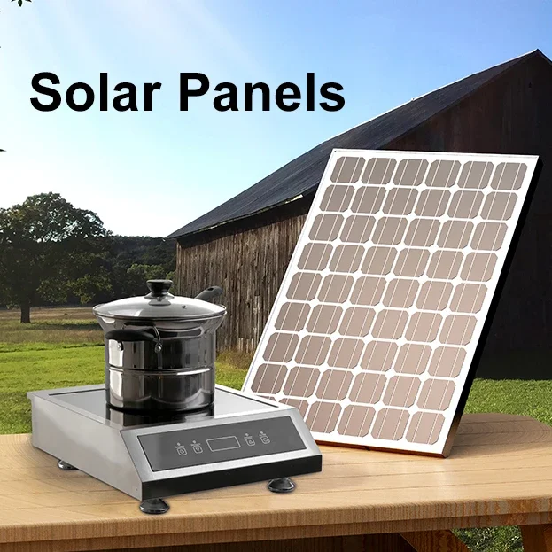 Battery-Powered Solar Induction Cooker