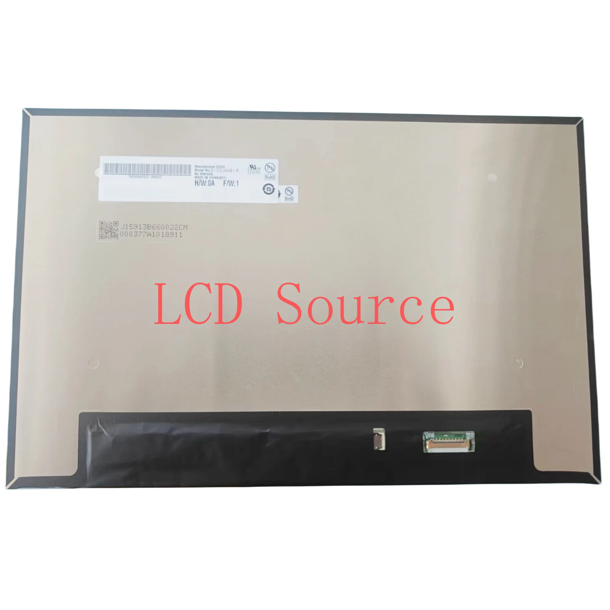 B133UAK01.H Display Panel 13.3" Laptop LCD Screen NEW