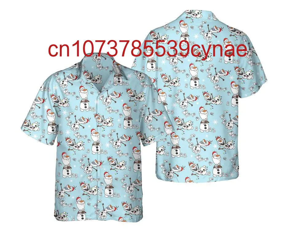 2024 New Disney Olaf And Snowgies Snowflake Christmas Hawaiian Shirt