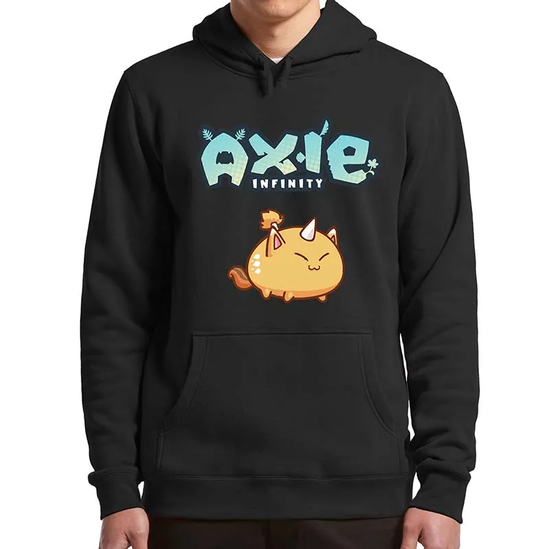 

Axie Infinity Nft Crypto Fleece Hoodie AXS Ethereum-based Cryptocurrency Video Game Essential Sweatshirt Tops