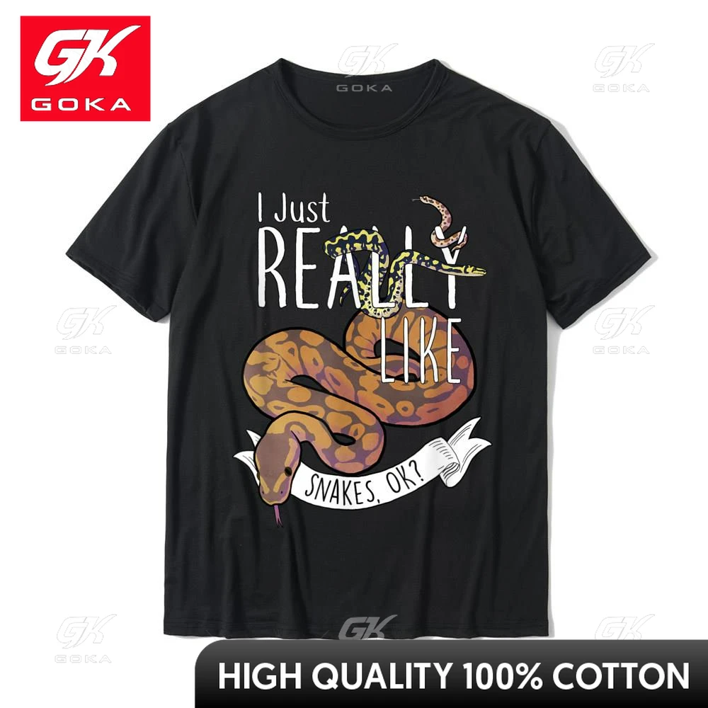 Funny Snakes with Ball Python Hognose Snake Carpet Jungle Tshirts for Men 2023 Cheap Fashionable Cotton Men Tops Tees