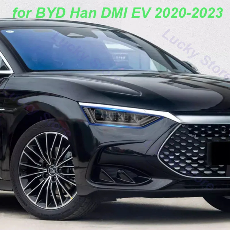 

Car TPU Stickers for BYD Han DMI EV 2020-2023 Headlight Film Transparent Film Center Pillar Cover Interior Accessories