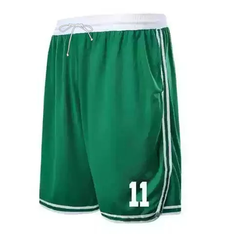 Sommer-Bestseller Herren Vertikaler Stern-Print Seitenstreifen Mesh Basketball-Shorts Schnelltrocknende Weiße Sport-Workout Fünf-Punkt-Shorts – Detail 10