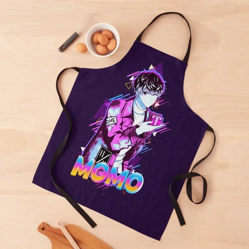 

Momo | Idolish7 Apron Customizable Restaurant Kitchen Equipment waterproof for women Apron