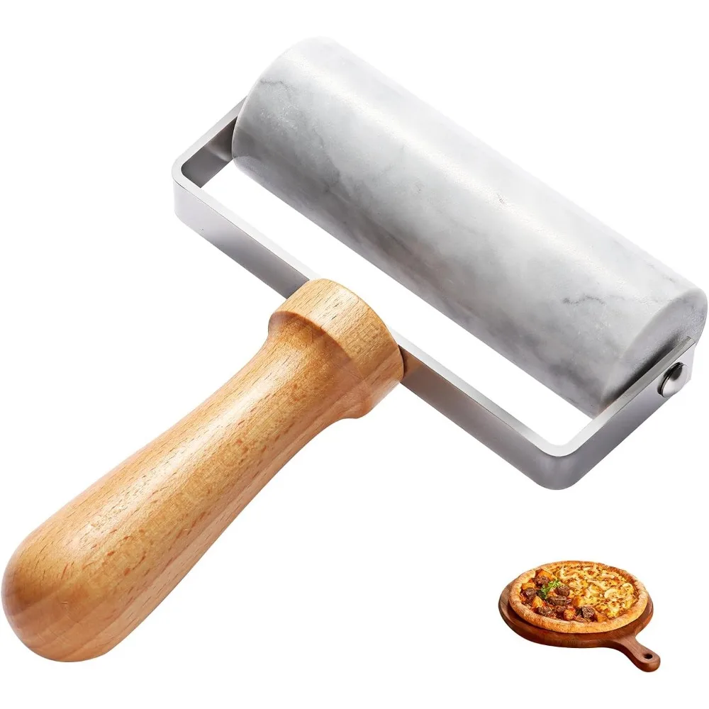 

smooth surface marble rolling pins for baking,dough roller with t-type,pastry roller enhance your baking skills,non-stick surfac