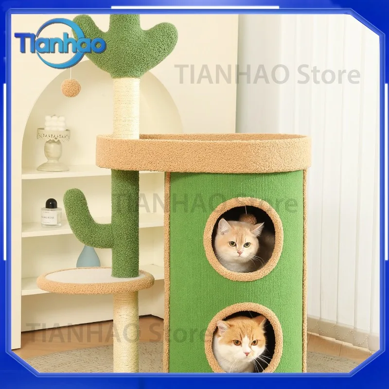 Cat Climbing Frame for Small Apartments Non-Space-Occupying Household Cat Nest and Scratching Board