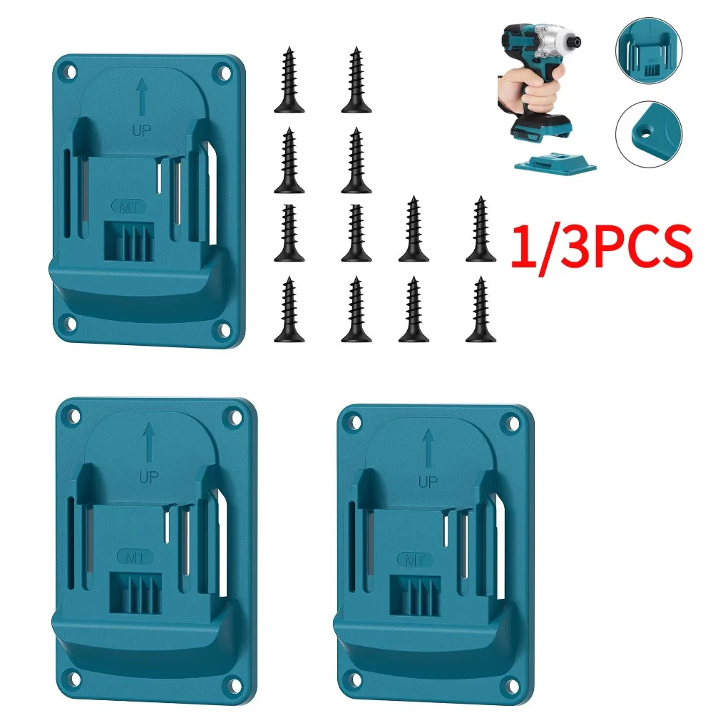 1/3 PCS Electric Tool Holder Dock Mount Storage Rack For Makita 18V Tool Holder Drill Holder Slots Stand