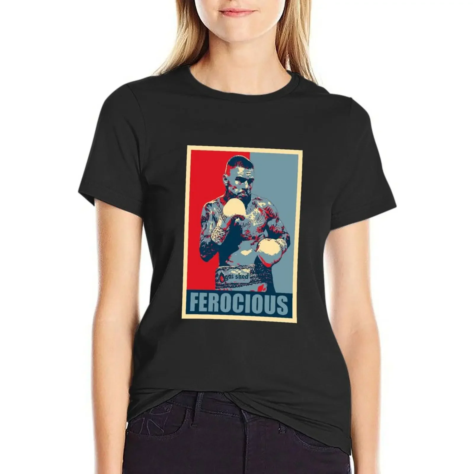 

George Ferocious Kambosos Jr Hope T-shirt funny Short sleeve tee cute clothes luxury designer clothing Women