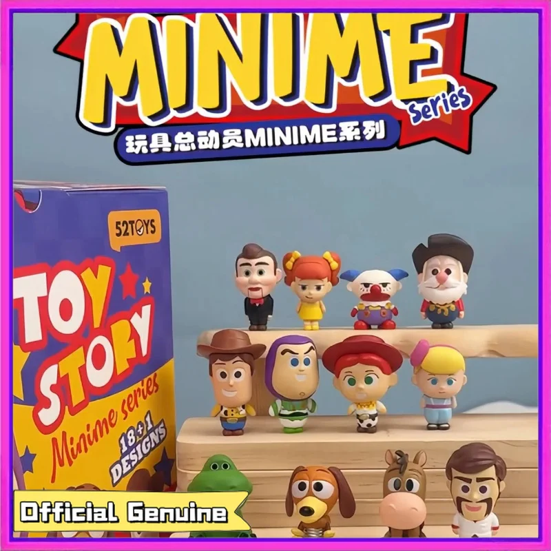 52TOYS Blind Box Toy Story Minime Serie Sammelfigur Anime-Peripherie Desktop-Ornament für erwachsene Sammler