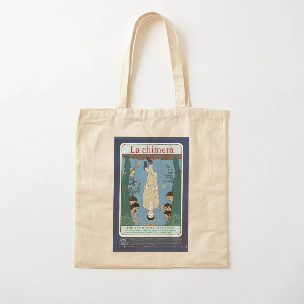 La Chimera Movie Poster Tote Bag large size bags eco pack Women's shopper Reusable bags