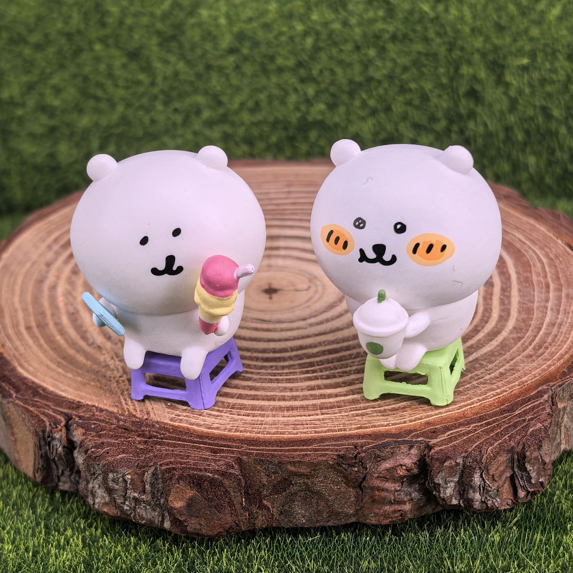 Kawaii Nagano Bear Blind Box Figure Set Cute Foodie-themed Bear Collectible Figures 6Pcs Set for Fans