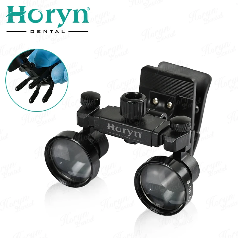 Dental Loupe Dentist Binocular Magnifier 2.5X 3.5X Metal Loupes Pupil Adjustable Magnifying Glass for Medical Oral Examination
