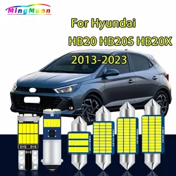 11 szt. Zestaw światło górne do wnętrza kabiny samochodu LED do Hyundai HB20 HB20S HB20X 2013 2014- 2017 2018 2019 2020 2021 2022 2023 żarówka samochodowa