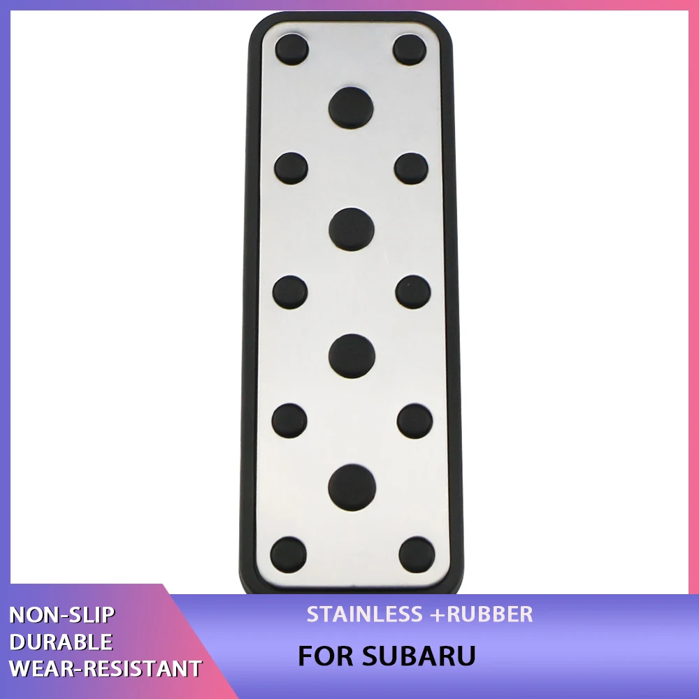 Car Dead Pedal Foot Rest Pedal Cover for Subaru Forester SJ SH SG XV Impreza Legacy VI Outback BL BP BS Accessories