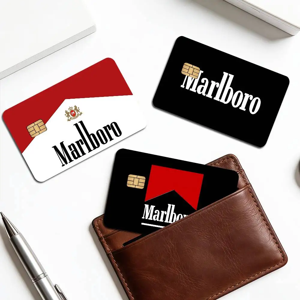 Retro M-MarlboroS-S Anmie Sticker Film Skin Cover for Credit Card Debit Bank Card Front