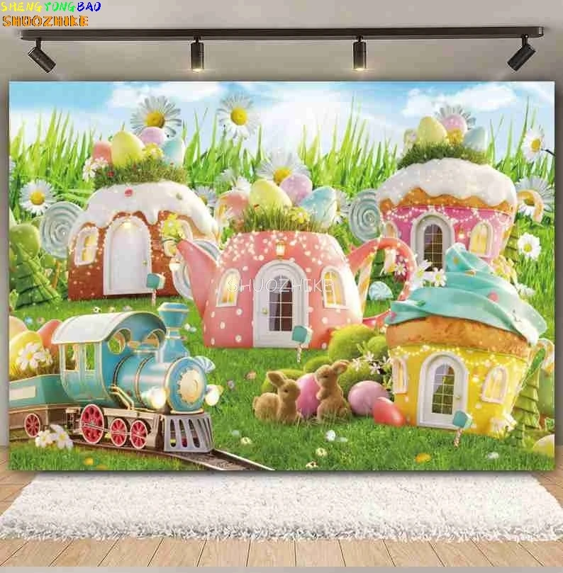 fundo-fotografico-de-pascoa-e-primavera-decoracao-retro-com-painel-de-madeira-jardim-de-flores-coelhos-e-ovos-para-retratos-de-bebes