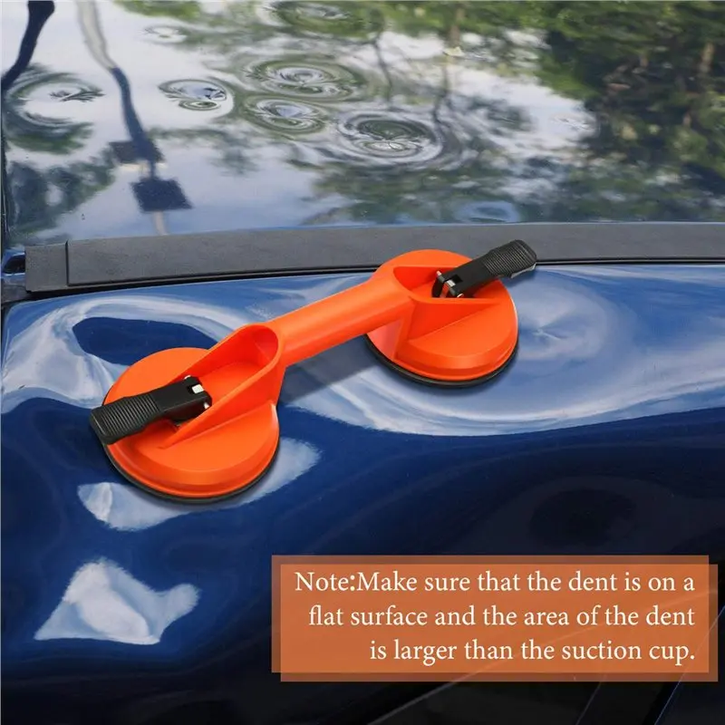 AEE2-Handle Dual Suction Glass Suction Cups Dent Puller Handle Lifter Car Puller Removers For Lifting Glass Dent Repair Tool