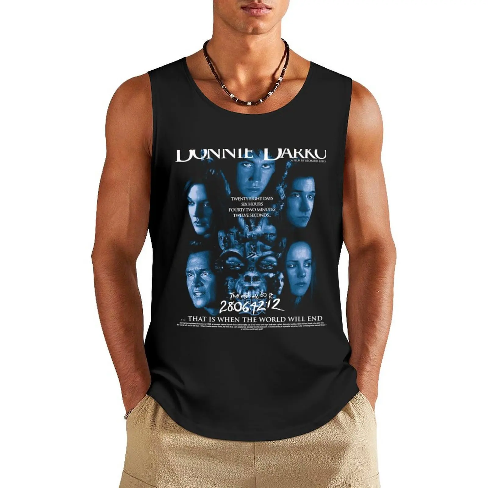 

Retro Movie Tank Top T-shirt sports Vest vests for men T-shirt man