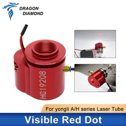 Yongli Kit de punto rojo para asistencia de la serie H/A, utilizado para tubo láser Yongli, ajuste de ruta de luz