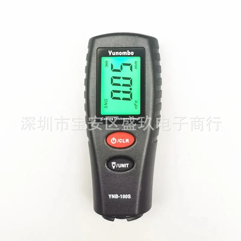 

Yunombo New Automotive Paint Thickness Tester Fe/nFe/Fe + Zn YNB-100S for Coating Thickness Tester