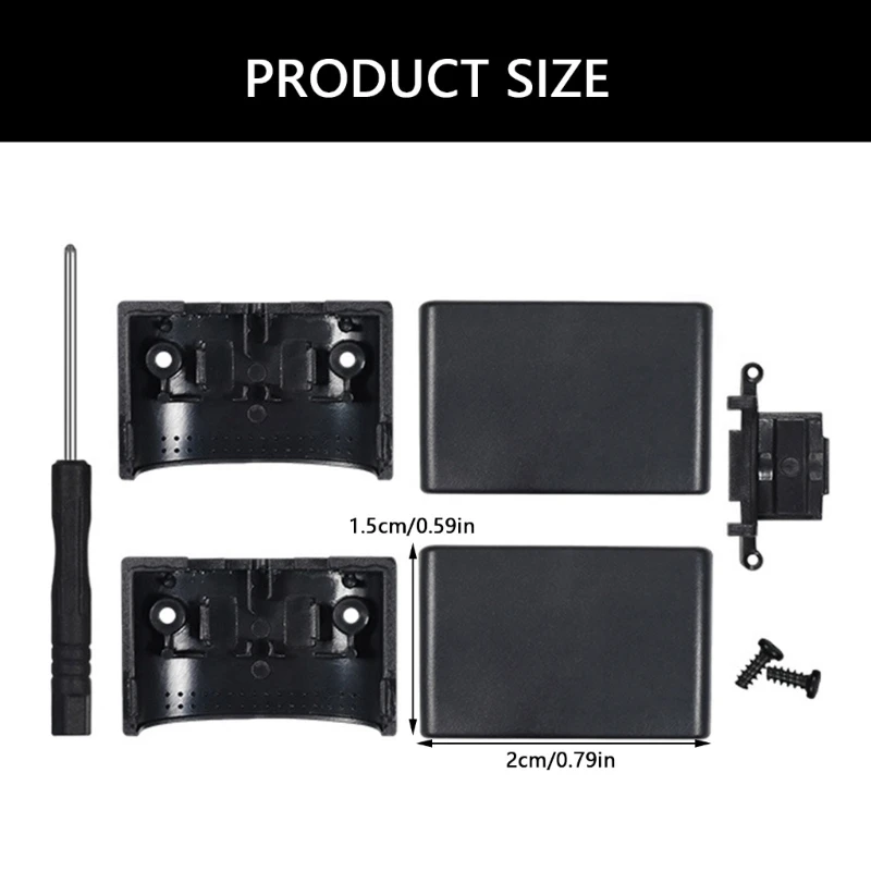 Fibbia con cerniera in plastica per fascia di ricambio per parti di riparazione della fascia per cuffie Logitech G Pro X