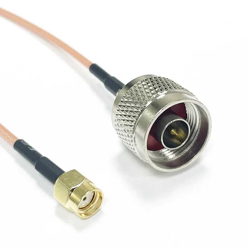 RP-SMA Male to N Male Coaxial Coax Cable for WiFi Router, GPS Receiver, Antenna, Signal Booster etc