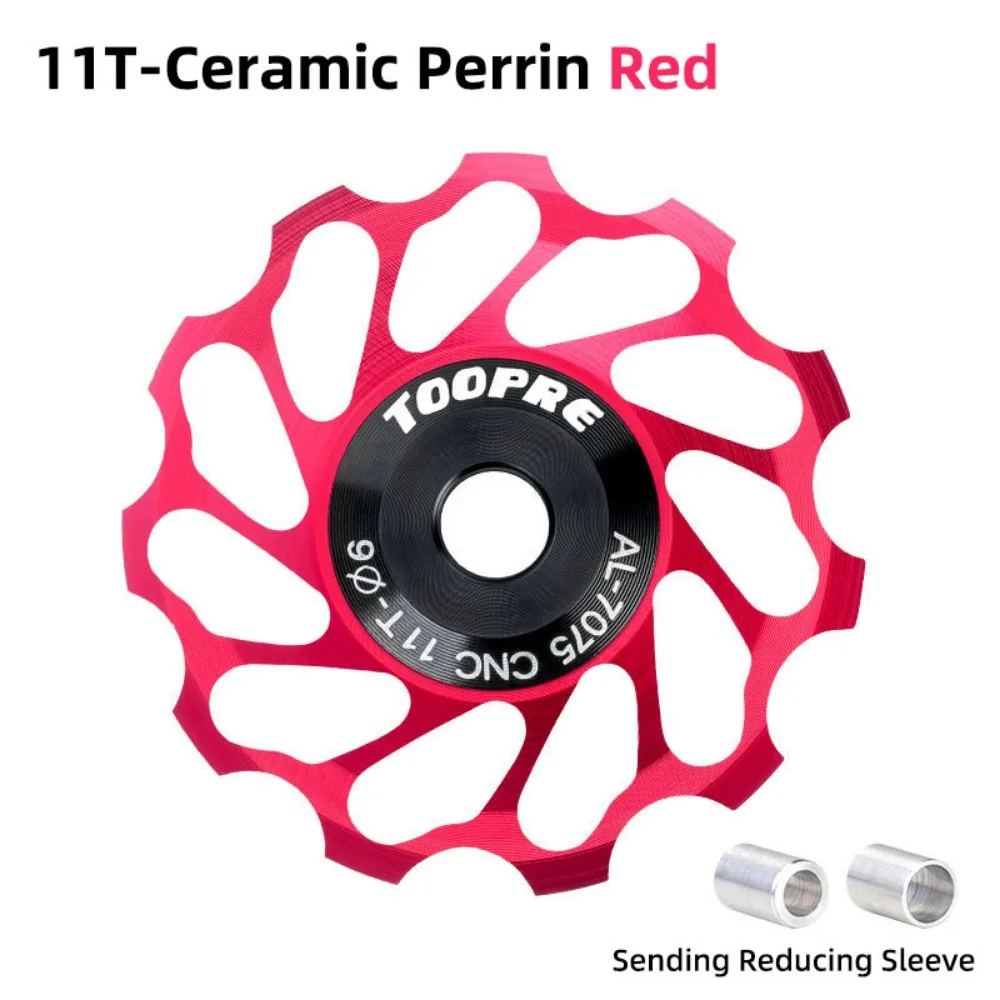 

11T/13T Bicycle Rear Derailleur Bearing AL7075 CNC Positive Negative Tooth Bike Rear Derailleur Pully Durable Ultra-quiet