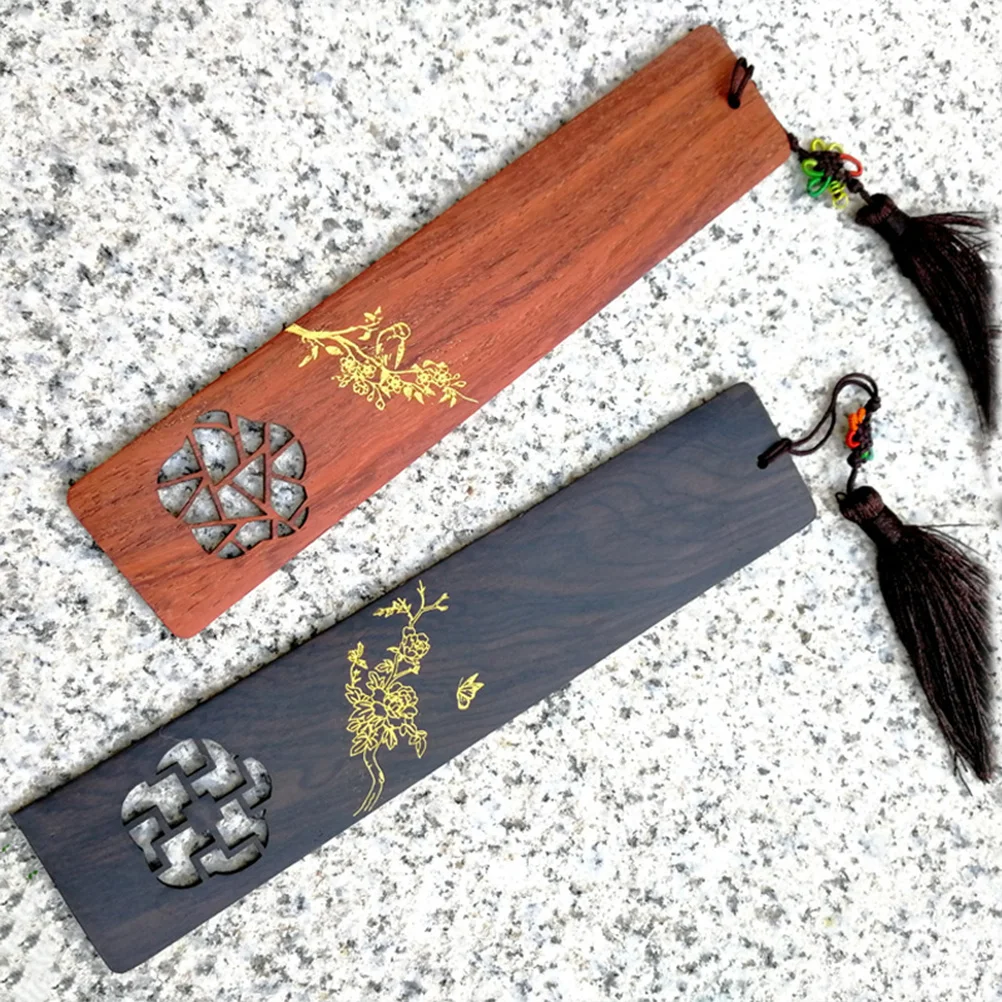 

2Pcs Chinese Style Exquisite Bookmarks Vintage Chic Creative Book Mark for Students Readers Business Gifts Souvenirs Decorative