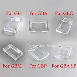 1pc For Gameboy GB GBA GBC GBP GBM GBA SP Console Transparent Acrylic Display Storage Box Acrylic Case Magnetic Suction Cover