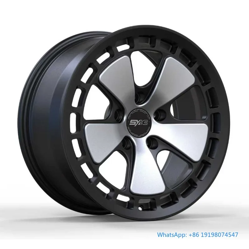 

Two-Piece 18-24 Inch Aluminum Alloy Passenger Car Wheel Sport Multi PCD Universal Modification Rims