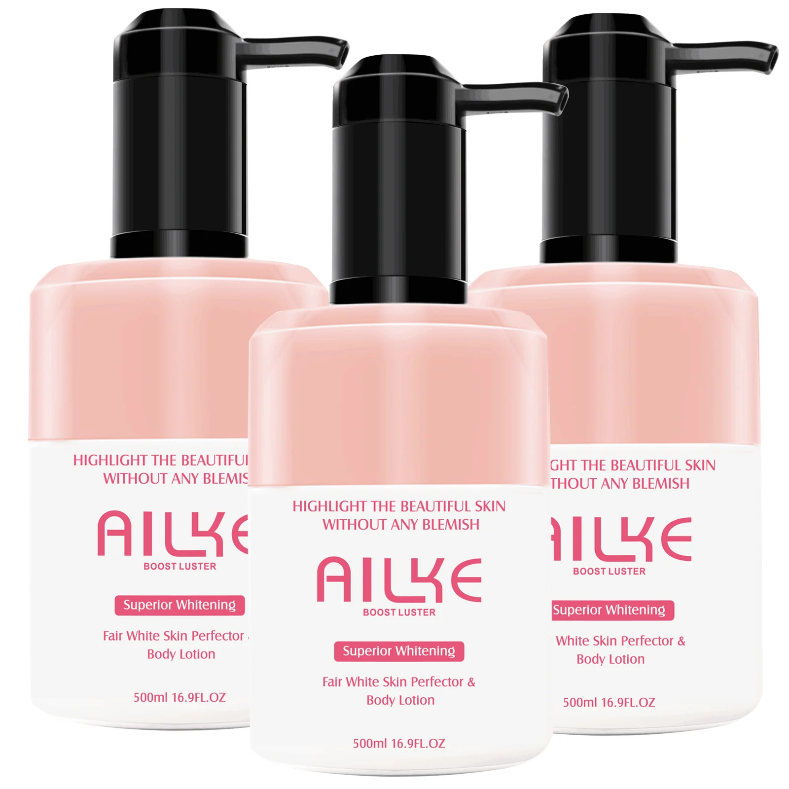 AILKE Superior Whitening Body Lotion, Skin Glowing Body Cream, 24-Hour Moisture Beauty Skin Care, Soothing & Repair Skin