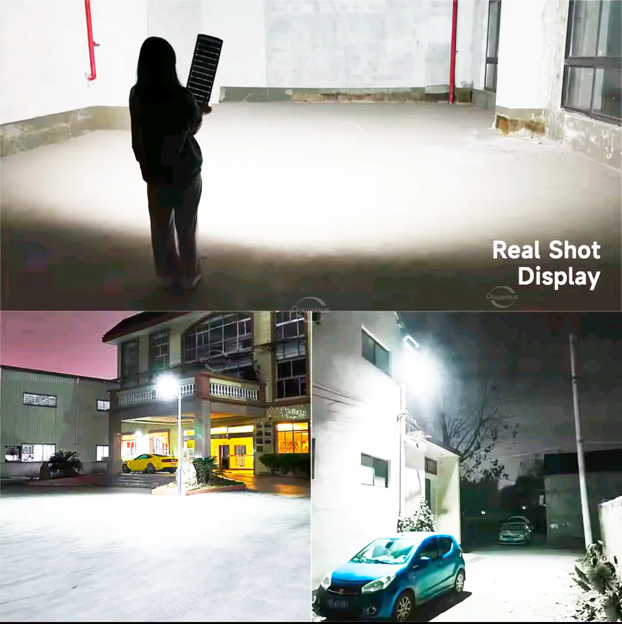 ضوء شمسي خارجي فائق السطوع 10000 وات/5000 وات/500 وات 300 ° زاوية واسعة استشعار الحركة ضوء الشارع في الهواء الطلق عالية الطاقة LED مصباح الشارع #6