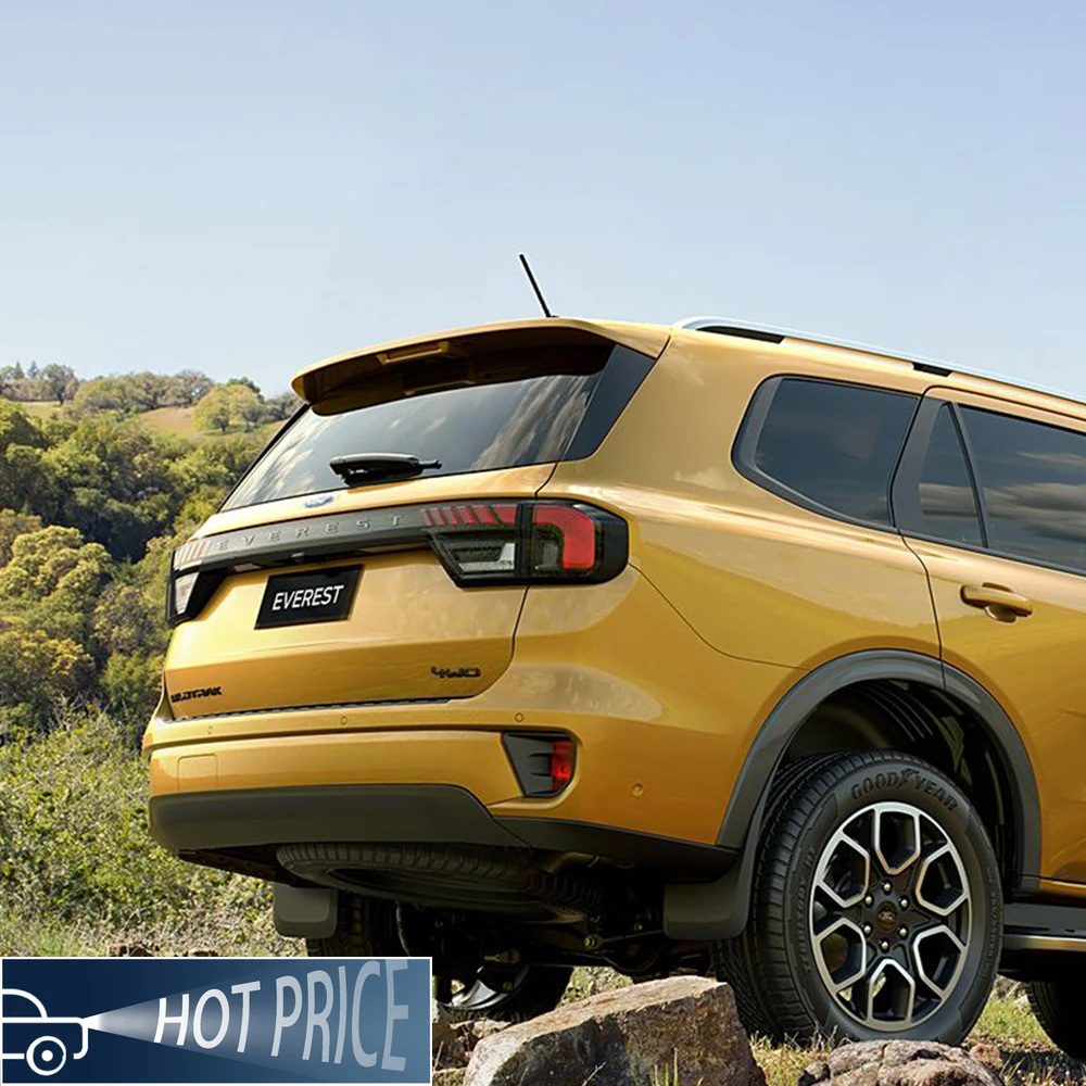 أضواء السيارة لفورد ايفرست 2023-الآن مجموعة المصابيح الخلفية للسيارات ترقية تأثير بدء التشغيل LED من خلال ملحقات أدوات المصابيح الخلفية