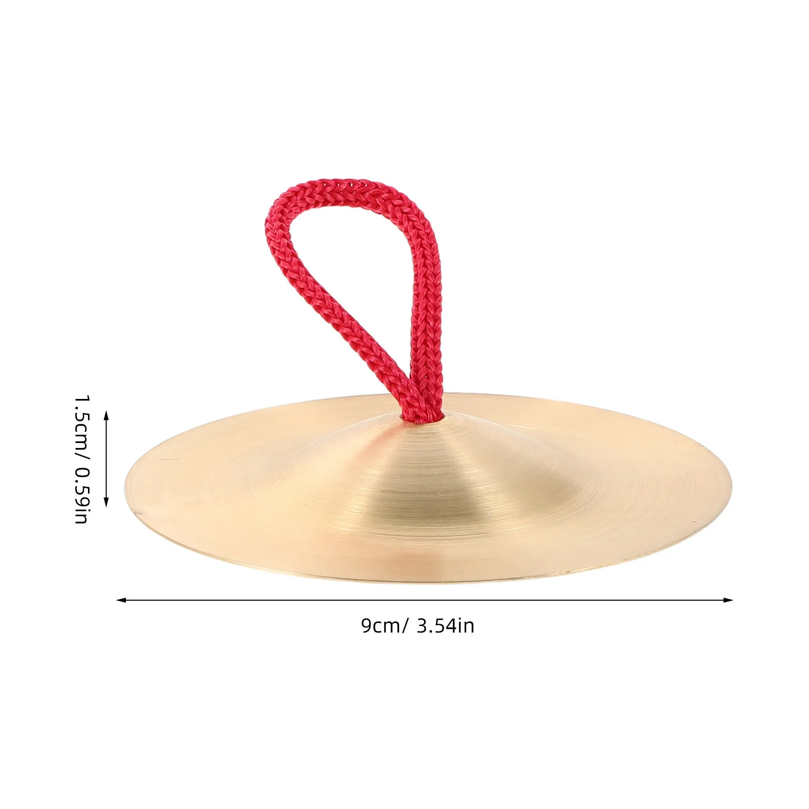 الصنج النحاسي 9 سنتيمتر أداة قرع يدوية صغيرة لتعليم الموسيقى الفصول الدراسية إيقاع التعلم التفاعلي #3