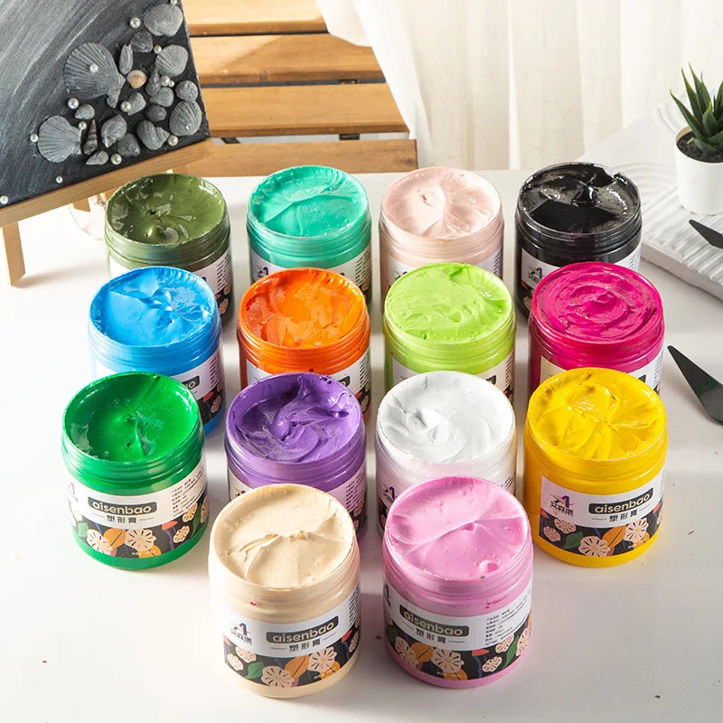 

650ML Oil Painting Shaping Paste Texture Painting DIY Material Easy To Stack Fast Dry No Cracking Acrylic Base Art Supplies