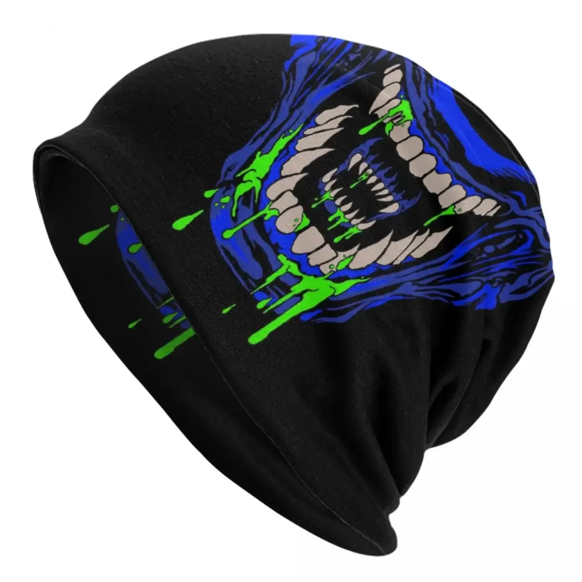 Horror Predator Xenomorph Beanie Cap Unisex Winter Warm Bonnet Homme Knitted Hat Alien  Hunter Skullies Beanies Hats